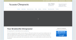 Desktop Screenshot of accurate-chiro.com
